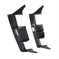 Lèvre de pare-chocs arrière en fibre de carbone sèche de luxe OEM pour M2 G87 2023-2024, fixation par vis, installation facile, découpes pour crochet de remorquage
