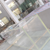 Aquarium Cube Sur Mesure de Grande Taille au Design Moderne, Projet d'Aquarium