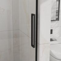 Porte de douche coulissante sans cadre en verre trempé polonais, taille personnalisée, OEM/ODM disponible, antidérapante, antirouille