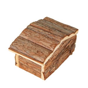 Nichoir de Luxe Premium pour Petits Animaux, en Écorce de Bois avec Toit Incliné, pour Hamsters Nains, Blancs d'Hiver, Campbell et <span class=keywords><strong>Roborovski</strong></span> – Toutes Tailles - Product Image 3