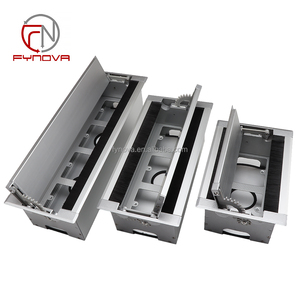 Passacavi per Scrivania, Coperture per Fori Cavi, Scatola in Alluminio per Gestione Cavi con 86 Fori e Base - Product Image 5