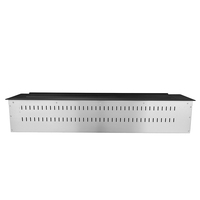36 pouces fausse flamme LED vapeur d'eau cheminée artificielle brume 3d flamme auto électrique cheminée atomisée