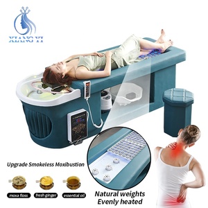 Lettino elettrico per Shampoo per <span class=keywords><strong>massaggio</strong></span> del corpo 3D e sedia per Shampoo per massaggi per parrucchieri - Product Image 4
