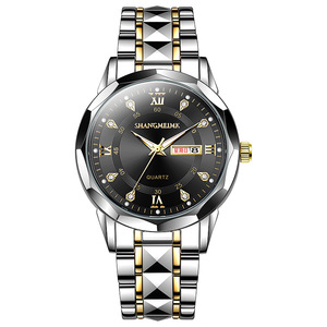 Montre homme étanche et lumineuse, nouvelle collection, bracelet en cuir, mouvement à quartz, produit d'exportation populaire - Product Image 1