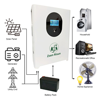 Invertisseur hybride 48V 100Ah 10kWh IP65 CAN, boîtier empilable, stockage d'énergie solaire hors réseau, pack lithium