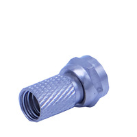 Adaptateur de connecteur de câble à vis mâle-mâle de type F pour amplificateur de fibre optique CATV IP TCP