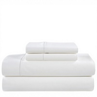 Ensemble de draps en bambou biologique 400TC, 3 pièces, vente en gros, ensemble de draps en bambou doux et rafraîchissant