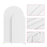 Housse de fond de scène LUYI multicolore à haute élasticité pour fête d'anniversaire, housse de fond de scène demi-circulaire pour arche décorative de mariage