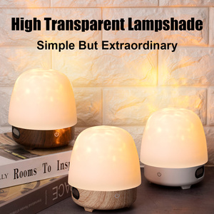 Lampe de nuit LED à effet d'ondulation d'eau, haut-parleur sans fil, commande tactile, rechargeable par USB, lampe d'ambiance de table, art de la vague océanique pour la chambre - Product Image 5