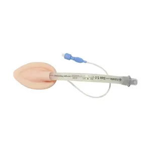 Anesthésie médicale Masque laryngé réutilisable en silicone pour les voies respiratoires gonflable avec manchette