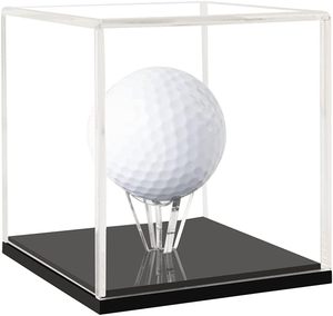Vitrine de balle de golf de baseball, boîtes acryliques protégées contre les UV pour l'affichage de la balle Cube Memorabilia Showcase Autograph - Product Image 1