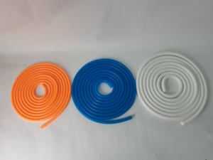 Grosir latihan atlet kebugaran kekuatan ketahanan daya 12/14/16mm 5 meter panjang silikon kuat pita resistensi elastis - Product Image 5