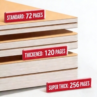 Cuaderno Personalizado de Fabricante, Tamaños A3, A4, A5, A6, Encuadernación Cosida, Tapa Dura, Papelería de Oficina y Escolar, Diario de Papel en Blanco