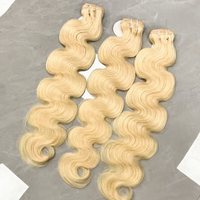 Paquets de cheveux 613 blonds vierges de 40 pouces, cheveux de femmes, cheveux bruts philippins vierges de donneur unique, paquet d'extension de cheveux humains bouclés en vrac