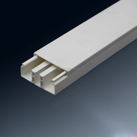 Goulotte de protection de câbles en PVC résistante aux UV, ignifuge, pour la gestion des câbles industriels