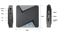 Nouvelle Super Console X2 4K portable, consoles de jeux vidéo, TV BOX, 70000 jeux rétro, 70 émulateurs pour PSP/PS1/SS Saturn FC/GBC/EU