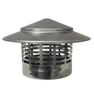 Tapa de <span class=keywords><strong>Chimenea</strong></span> de Acero Inoxidable, Ventilación de Techo, Protector de Lluvia y Aves, Cubierta de Escape para Uso Industrial y Residencial - Product Image 3