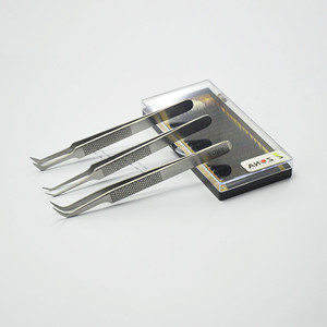 Applicateur de faux cils de haute qualité outils de cils volume cils pince à épiler en acier inoxydable pince à épiler - Product Image 2