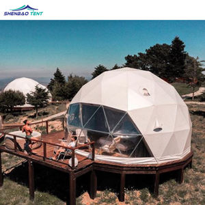 Kit de dôme géodésique de <span class=keywords><strong>camping</strong></span> d'hiver en PVC personnalisé, dôme de glamping en plein air, tente d'hôtel à vendre - Product Image 1