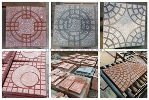 New sóng màu tráng men gạch làm hình thành máy đầy đủ tự động hoàn chỉnh dòng bê tông gạch terrazzo lát sân cỏ máy gạch - Product Image 4