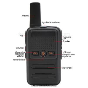 Intercomunicador Inalámbrico KAI LI KD-C56 Mini para Niños, Walkie Talkie de Juguete, 1W, 5km de Largo Alcance, 400-470MHz, 1500mAh, IPX-1 Resistente al Agua - Product Image 1