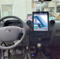 Nouvel autoradio avec écran de 13 pouces, lecteur vidéo de voiture, tableau de bord, navigation GPS pour Toyota Land Cruiser LC70 LC75 LC76