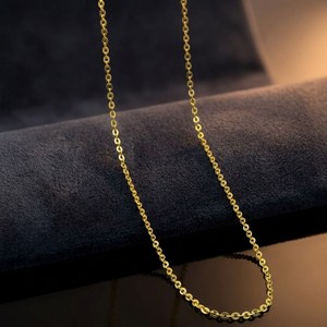 Chaîne en gros plaquée or micron 14K, 18K, 24K, design moderne, style câble, colliers chaînes tendance - Product Image 5