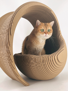 Nhà Máy Trực Tiếp Handmade Mảnh Bằng Mảnh Bền Sang Trọng Chịu Mài Mòn Các Tông Sóng Mèo <span class=keywords><strong>Scratcher</strong></span> - Product Image 2