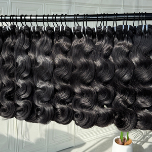 Extensiones de Cabello Humano con Ondas Suaves, Cabello Virgen Natural, Aspecto Natural, Textura Suave y Lisa, Cabello con Doble Trama - Product Image 3