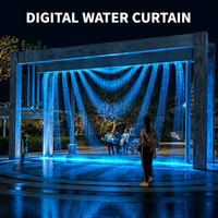Cortina de Agua Digital LED Musical Programable para Exteriores, Suministro para Proyectos de Paisajismo, Directo de Fábrica, B2B