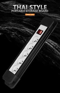 Câble Fournitures Électriques Prise D'extension CE OEM ABS Tomada 7 Pinos 3 Mois Suzhou <span class=keywords><strong>Noir</strong></span> 16A Enchufe Italiano 3 Pines 250V - Product Image 6