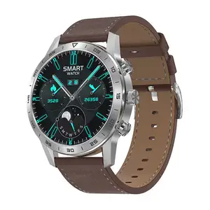 DT NO.1 Serie Luxus Rundbild Leder Edelstahl Smartwatch DT70 DT70 PLUS Smartwatch für Geschäfts leute