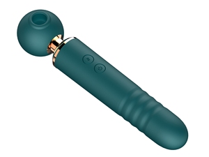 リル・マーメイド ホットセール プロ仕様 ハンドヘルド 電動パーソナルマッサージ器 セックストイ 女性用 USB伸縮式バイブレーター ダブル刺激 - Product Image 4