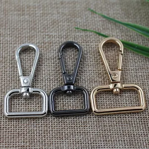 Chất Lượng Cao Kim Loại Túi Vành Đai Phụ Kiện Dog Buckle Xoay Snap Hook Cho Túi Xách, Dog Leash Snap Hook