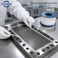 Tige ronde en PTFE résistant à la chaleur pour l'étanchéité des filières non tissées - Cordon en téflon 100 % vierge pour joint Spin Pack
