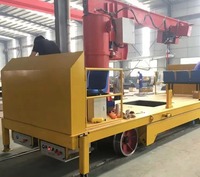 Nouvelle chariot de transfert de câbles électriques robuste pour rail RGV, chariot motorisé intelligent avec télécommande sans fil, garantie 1 an