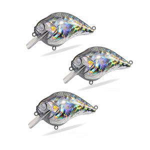 Señuelo flotante de ABS sin pintar Top Right JZ-7364 de 75 mm y 13.8 g para pesca de lubina, cebo duro para bricolaje en agua dulce con estampado dorado - Product Image 6