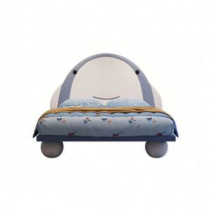 Cama de Día Premium con Estructura 100% de Madera, Tamaño Completo, Diseño de Ballena, Moderna, Resistente, Cómoda, Tapicería de Algodón, Ideal para Espacios Pequeños, Dormitorio Juvenil - Product Image 6