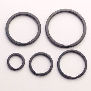 พวงกุญแจแบนสแตนเลสสตีลเคลือบ PVD ขัดเงาแบบกระจก ขนาด 25 มม. ผลิตตามสั่งจำนวนมาก (OEM) ทนทาน สำหรับกุญแจรถ - Product Image 5