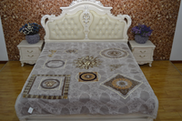 Fabrikgroßhandel umweltfreundlich 100% Polyester Korea Raschel Mink Doppelbettdecke 8 kg für Winter Heimgebrauch anpassbar