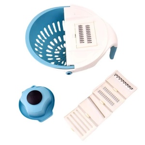 Multifunctional Manual <b>Vegetable</b> <b>Cutter</b> Slicer Dual-Purpose Washing Cutting Carrot Potato Shredder Kitchen Gadgets for Home Use - Product Image 1