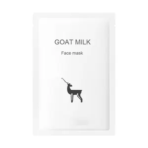 Goat Milk Face Mask Tender Moisturizing Brightening Lock Water Nourishing Repair Hydration Mask