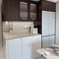Pièces d'armoires de cuisine en MDF de qualité supérieure, Robinet au design européen moderne, Construction durable et antirouille, Fonctionnement fluide, Complet