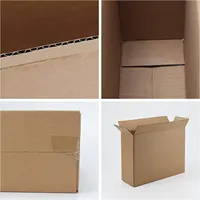 Boîte d'emballage en carton ondulé personnalisée pour l'expédition et l'envoi postal, idéale pour les petites entreprises