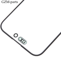 Layar LCD kaca luar depan OCA, untuk iPhone 16 Display Panel sentuh bagian reparasi kaca