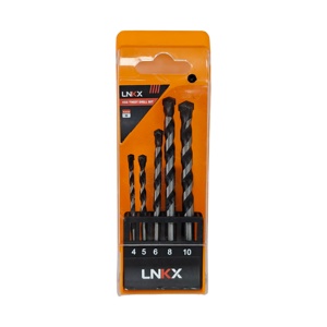 Outils LNKX, tête de perceuse YG8, 5 pièces, ensemble de forets pour marteau perforateur électrique pour béton et maçonnerie - Product Image 1