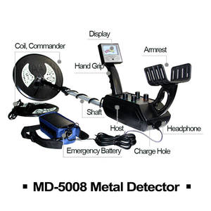 <span class=keywords><strong>Detector</strong></span> de Metais Portátil para Caça ao Tesouro com Duas Bobinas e Alarme Sonoro <span class=keywords><strong>MD</strong></span> 5008 para Detecção de Ouro/Prata/<span class=keywords><strong>Metal</strong></span> - Product Image 2