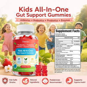 Gomitas Probióticas para Niños de Marca Privada OEM, 2 Mil Millones de UFC, para la Salud Digestiva Intestinal de los Niños, Sin Transgénicos, Sin Azúcar, Venta al Por Mayor - Product Image 2