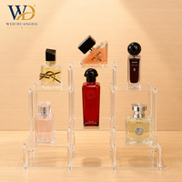 Support d'affichage en acrylique transparent à plusieurs niveaux pour figurines de collection, modèles de jouets, parfums et théières
