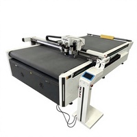 Mesin Pemotong dan Plotter Grafis Karton Bergelombang Otomatis Efisiensi Tinggi, Mesin Pemotong Digital CNC, Printer